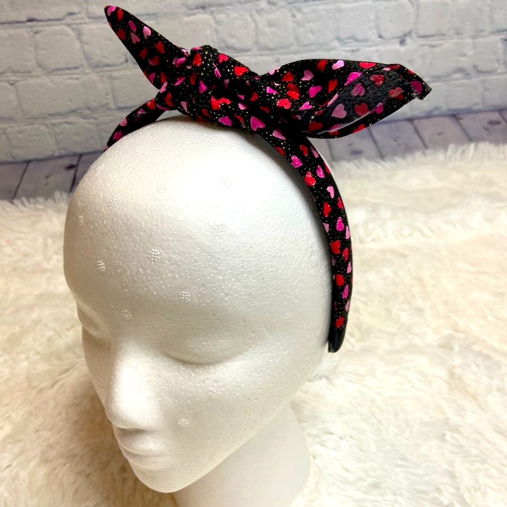 HANDMADE Heart Bow Tie Headband - Picture 11 of 14